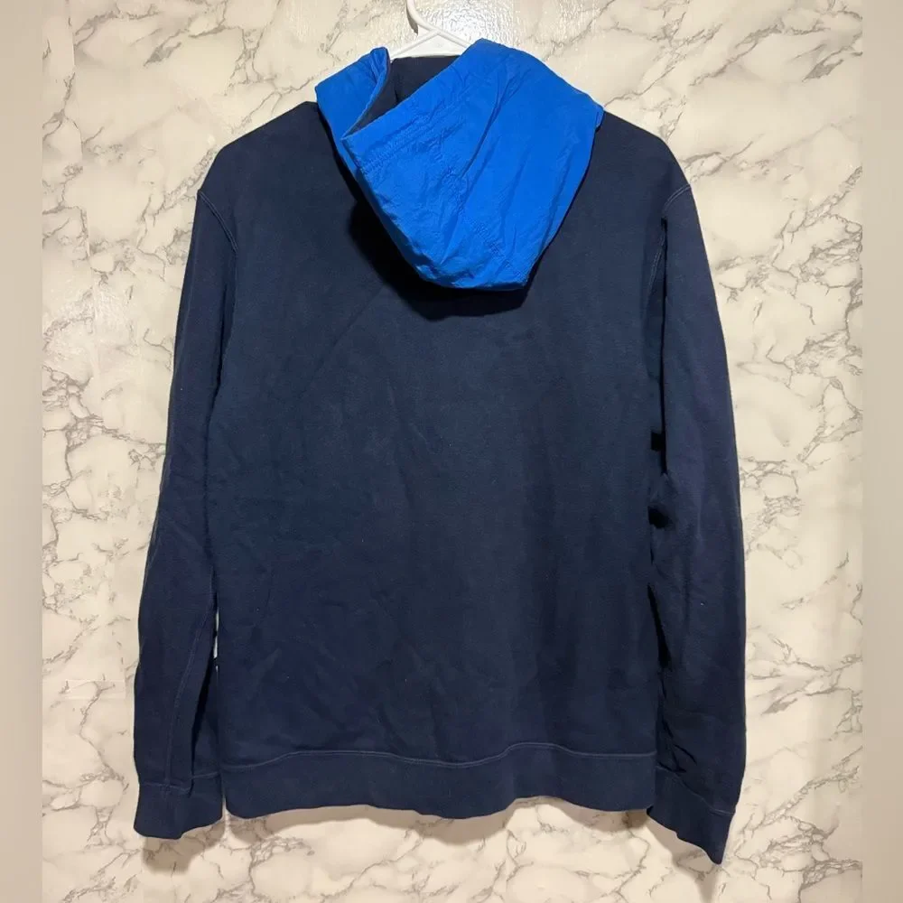 Nike Blue Jacket with White Accents S